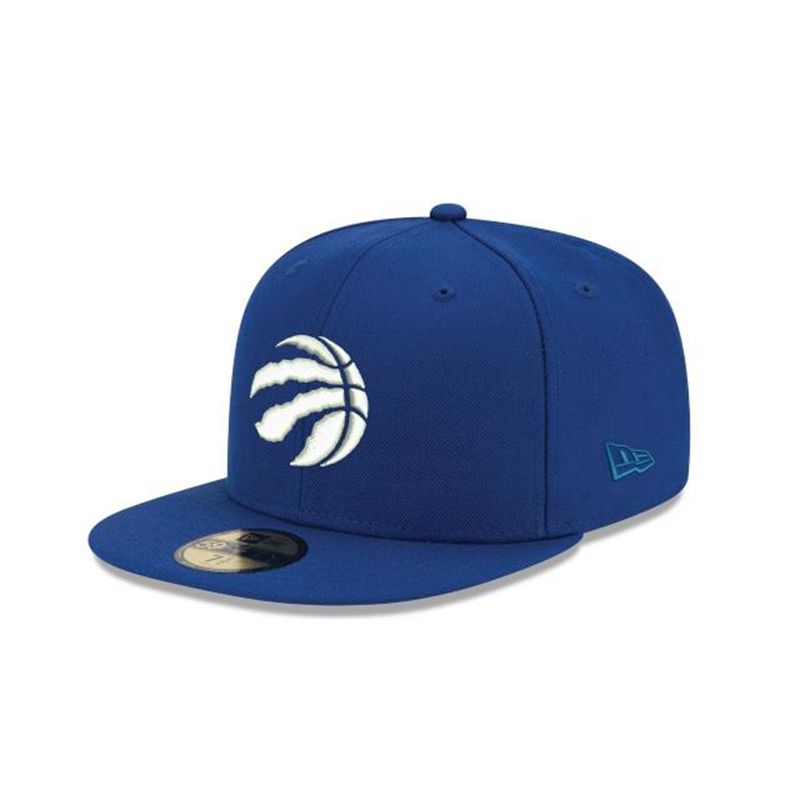 NBA Toronto Raptors 59Fifty Fitted (VPH8008) - Blue New Era Caps